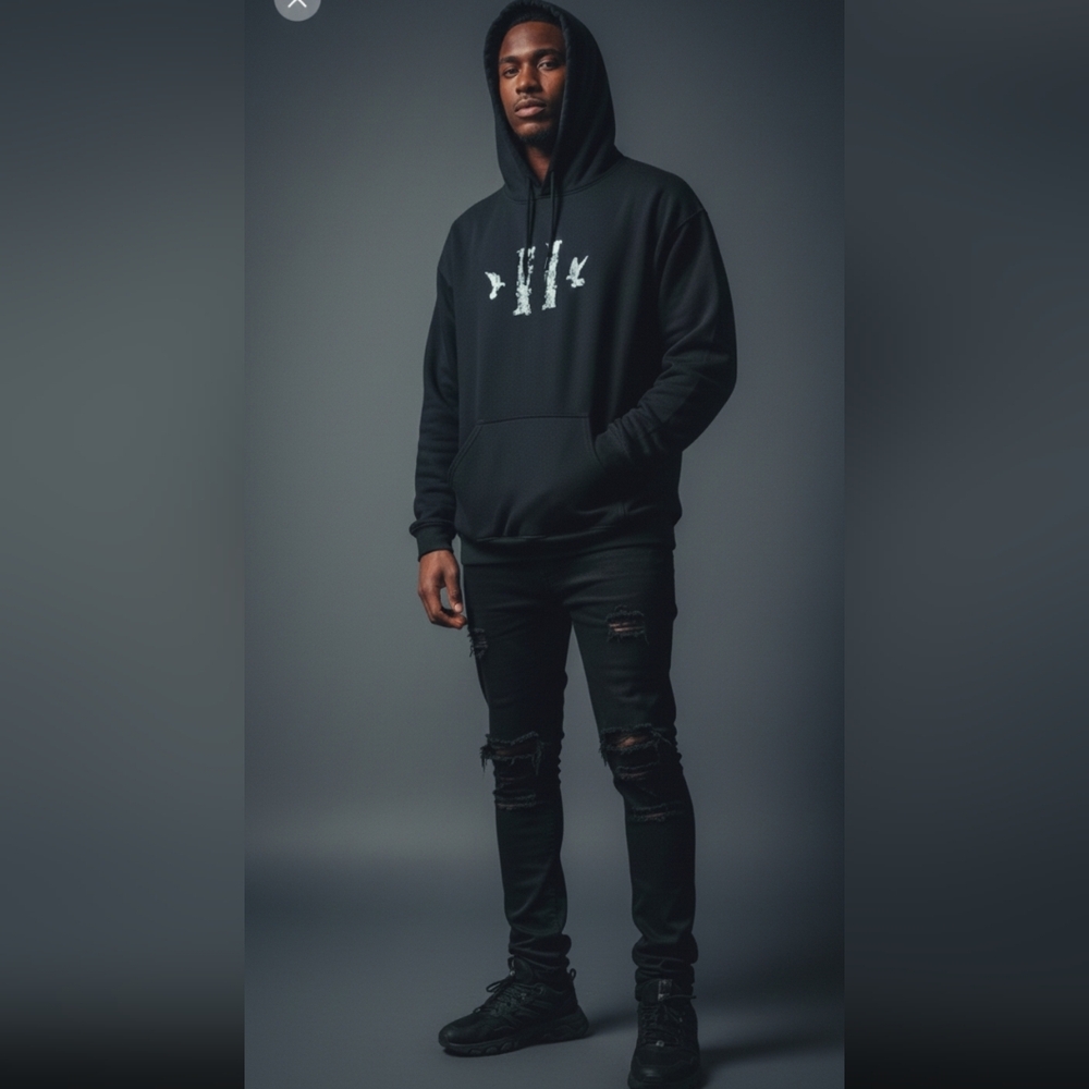 MIGOS Culture 2 ll Black Hoodie Men's Size XL Embroidered‎ Quavo offset take off